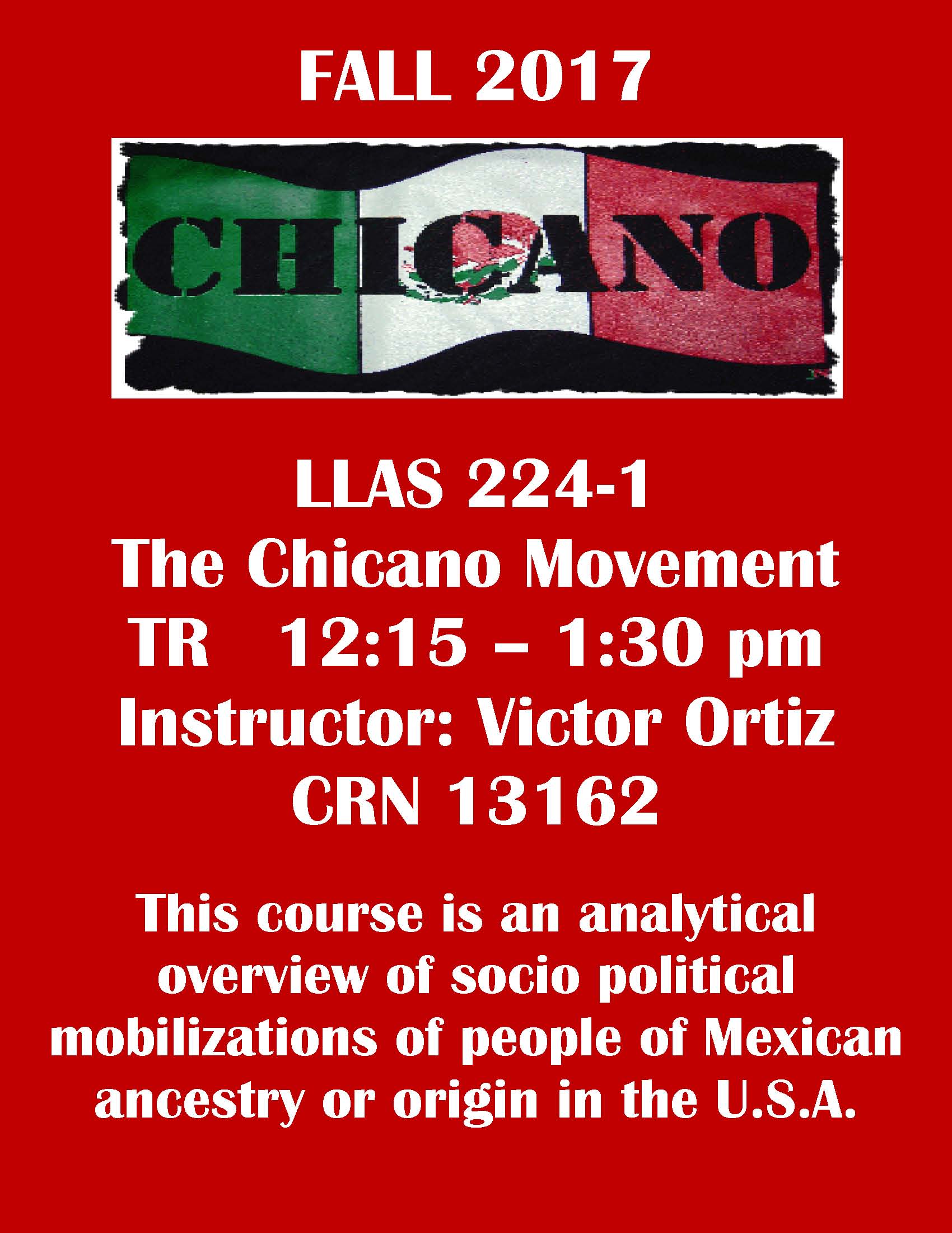 LLAS 224-1 - The Chicano Movement